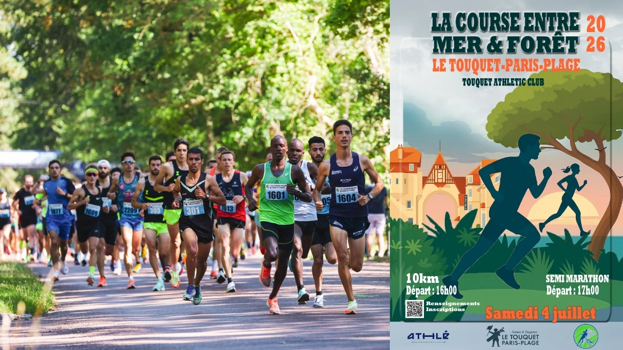 10 km et semi-marathon du Touquet : une édition record avec 6000 coureurs au départ 1 10 km et semi-marathon du Touquet : une édition record avec 6000 coureurs au départ