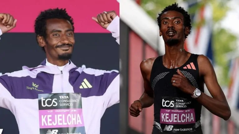 Yomif Kejelcha pulvérise le record du monde du semi-marathon en 56’51 7 Yomif Kejelcha pulvérise le record du monde du semi-marathon en 56’51