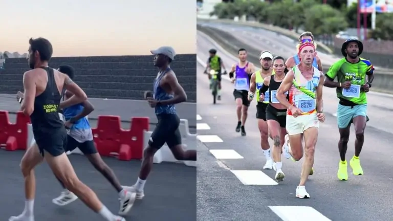 Marathon de la Corniche 2026 : Monnatlala et Quemener s’imposent sur la route du Littoral