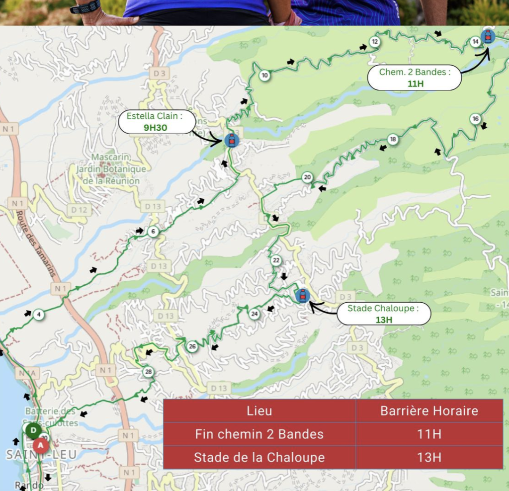 Leu Oxygène Trail : 1000 coureurs pour la deuxième édition à La Réunion 4 parcours Leu oxygene trail