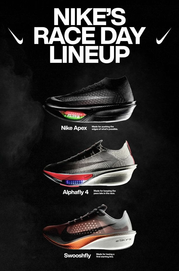 Nike dévoile une nouvelle gamme running avec trois chaussures carbone très différentes 5 Nouvelle gamme chaussures running plaque carbone nike