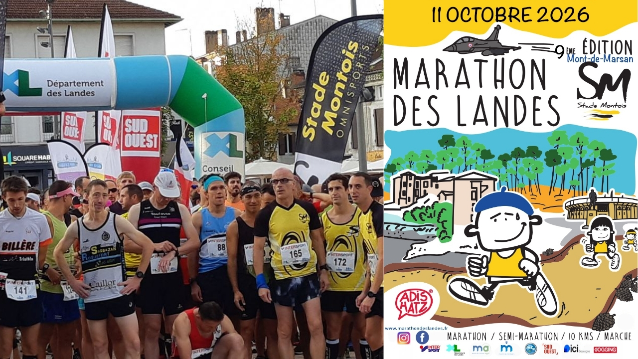 Marathon des Landes 2026 : Mont-de-Marsan se prépare à une nouvelle édition 1 Marathon des Landes 2026 : Mont-de-Marsan se prépare à une nouvelle édition