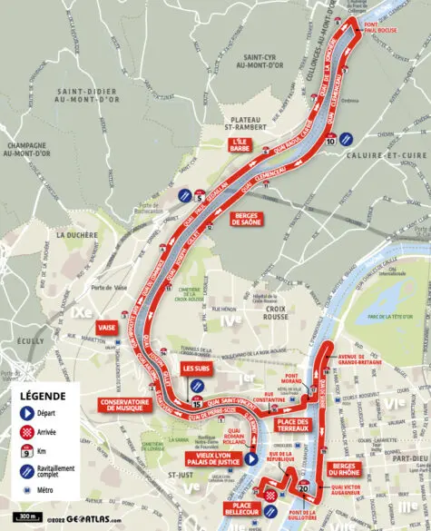Run in Lyon 2026 : 36000 coureurs attendus dans les rues de Lyon 3 Parcours Run in Lyon 2026