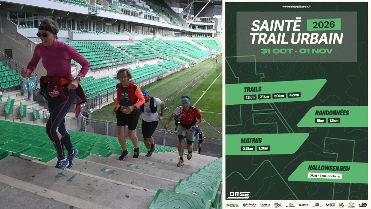 Sainté Trail Urbain 2026 : 5000 participants attendus à Saint-Étienne 1 Sainté Trail Urbain 2026 : 5000 participants attendus à Saint-Étienne