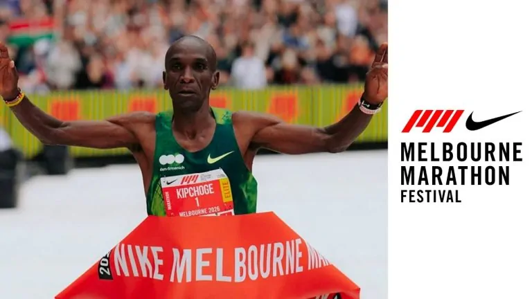 Eliud Kipchoge renoue avec la victoire au marathon de Melbourne à 41 ans 9 Eliud Kipchoge renoue avec la victoire au marathon de Melbourne à 41 ans