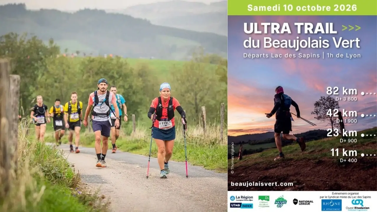 Ultra-Trail du Beaujolais Vert 2026 : plus de 2000 coureurs attendus 1 Ultra-Trail du Beaujolais Vert 2026 : plus de 2000 coureurs attendus