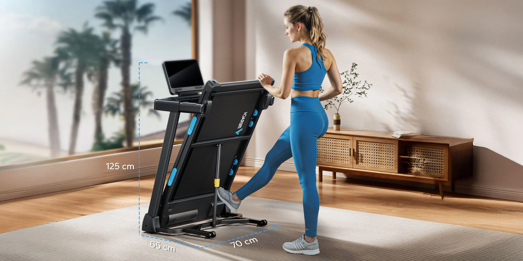 MERACH T12B2 le tapis de course  pliable pour courir avec de l'inclinaison